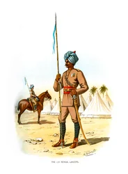 The 13th Bengal Lancers, c1890