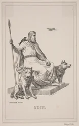 Odin. Illustration for Fabricius