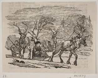 Sleigh Ride with Reindeer