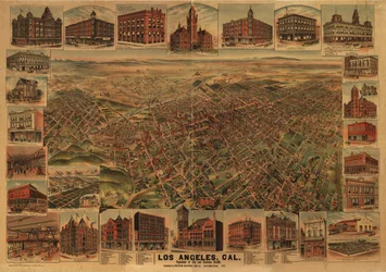 Los Angeles, Cal., Population of City and Environs 65,000
