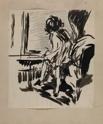 Untitled (Seated Figure)