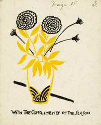 With the Compliments of the Season (Design no. 3)