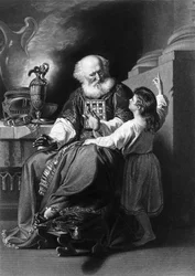 Eli perceived that the Lord had called the child, 19th century