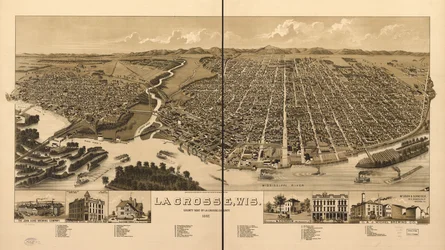 La Crosse, Wis., County Seat of La Crosse County 1887