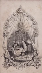 Samuel Pickwick and Alfred Jingle, Illustration from Charles Dickens