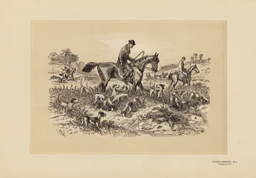 Hunting Sketches, No 1, Going to Cover