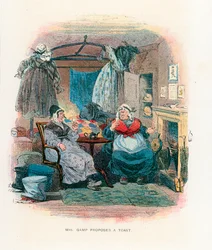 Illustration for Martin Chuzzlewit