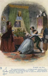 In Dickens Land - Dombey and Son Postcard, c.1907
