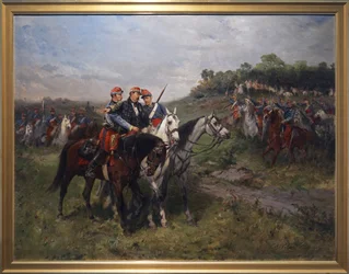 General Jean Auguste Margueritte fatally injured in Floing, late 19th century