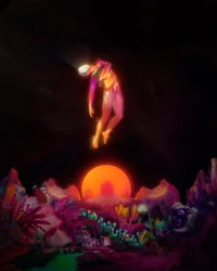 Vibrant Cosmic Ascent