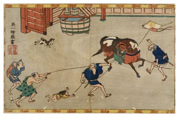 Horse startled by kite, c.1830-1839