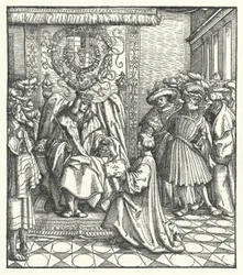 Dedication of a Book to the Holy Roman Emperor Maximilian I