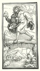 Woodcut from De Remediis Utriusque Fortunae (Remedies for Fortune Fair and Foul) by Petrarch