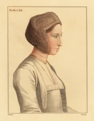 Margaret Clement, foster daughter of Thomas More (engraving)