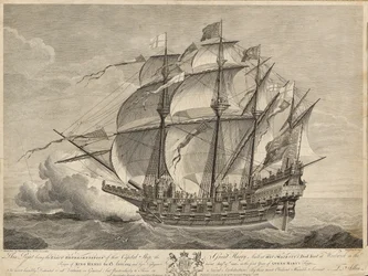 This Print being the Exact Representation of that Capital Ship the Great Harry built at His Majesty