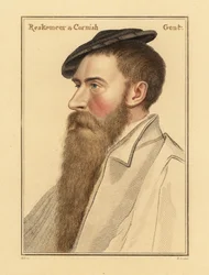 William Reskimer, courtier to King Henry VIII. (engraving)