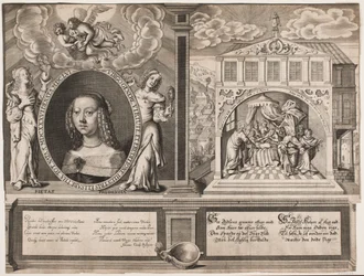 Elisabeth Thott and Scene with Jairus