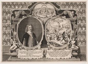 Niels Windet to Grundet and a Depiction of Christ on the Cross