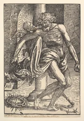 Christ with the Instruments of Torture Supported by a Little Angel