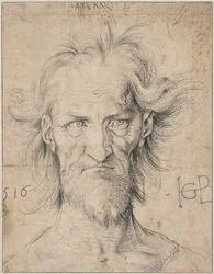 Head of a Bearded Old Man Saturn, 1516