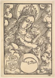 Madonna Lactans, from Enchiridon Poeticum, 1515