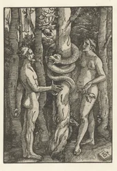 Adam and Eve with the Serpent