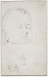 The Head of a Small Boy in Three-Quarter Profile, the Boy