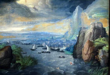 Fantasy Landscape with Saint John the Evangelist on Patmos