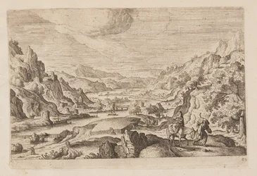 Plate 20, from Landscapes with Scenes from the Old and New Testament and Ovid