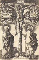 Christ on the Cross with the Virgin and Saint John