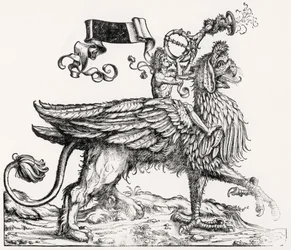 A Mounted Griffin, from Maximilian