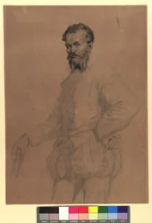 Study of Male Portrait in Historical Costume
