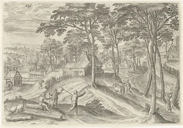 View of Stal (series title: Views from the Surroundings of Brussels)