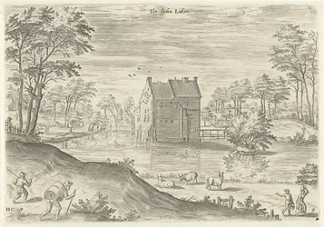 View of Coensborg Castle in Laken