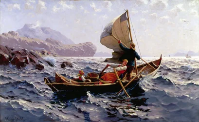 A Norwegian Fishing Boat, Near Bergen