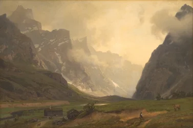 The Troll Peaks in Romsdalen: The Foot of Romsdalshorn to the Right