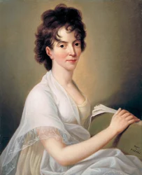 Constanze Mozart, née Weber, 1763-1842, wife of W. A. Mozart, 1802
