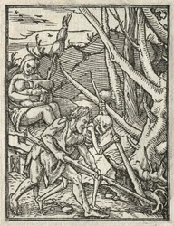 The Dance of Death: Expulsion from Paradise, Adam Cultivating the Ground