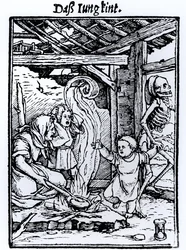 Death Taking a Child, from the 