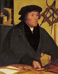 Portrait of Nicholas Kratzer, Fellow of Corpus Christi College and Later Astronomer Royal to King Henry VIII