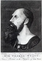 Portrait of Sir Thomas Wyatt the Younger engraved by Ogborn