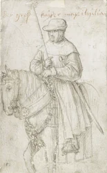 Emperor Maximilian I in Travel Dress on Horseback