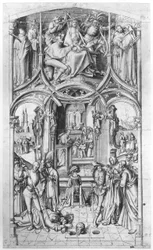 Preparatory Drawing for "Basilica San Paolo fuori le mura"