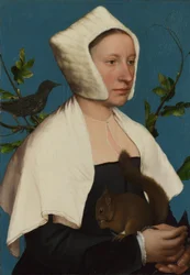 A Lady with a Squirrel and a Starling (Anne Lovell?)