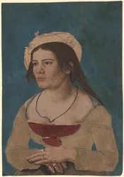 Portrait of a Young Woman with a Red Bodice