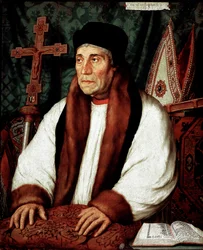 Portrait of William Warham by Hans Holbein the Younger