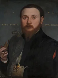 Portrait of a Nobleman with a Hawk, 1542