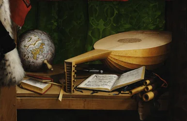 The Ambassadors (detail), 1533