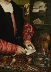 The Merchant Georg Gisze (Detail)