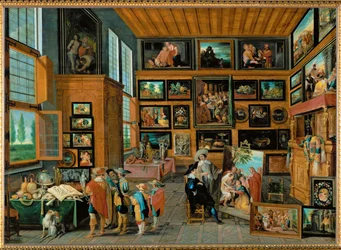 An art gallery